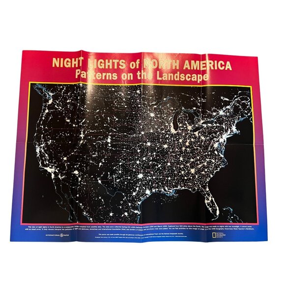 1998 National Geographic Geography Week Teacher Kit Posters & Handbook - Picture 7 of 9